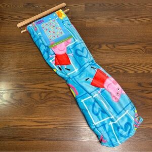 Peppa Pig Hasbro Silk Touch Throw 50 inch x 70 inch in Blue